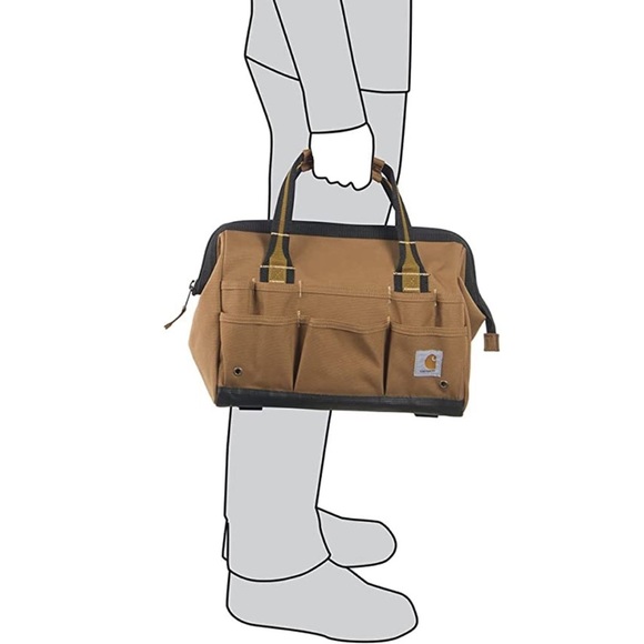 Carhartt  Men’s Black 14” Tool Bag  *NEW* - Picture 6 of 6